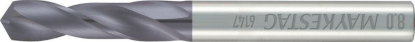 Kratki spiralni karbidni sveder DIN6539N VHM TN