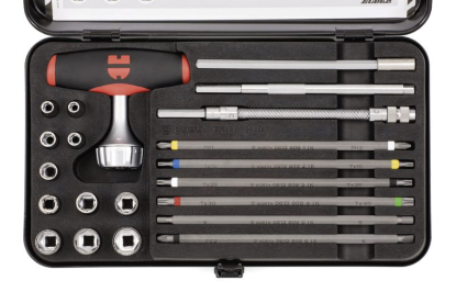Set račna izvijačev z ročajem 1/4"