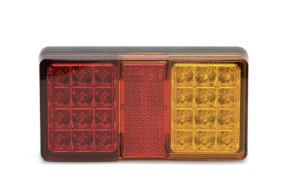 Kvadratna desna luč, 12/24 V, LED
