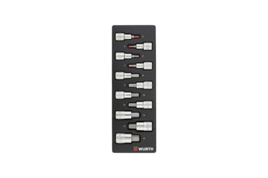 11-delni set Imbus natičnih ključev 1/2" v peni