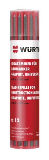 Svinčnik rezervni grafit D2,8mm