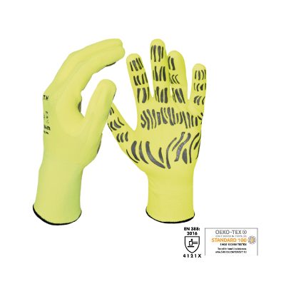 Slika 12x Montažne rokavice Tigerflex® Hi-Lite vel-10