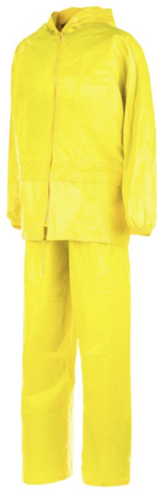 Slika SET JAKNA IN HLAČE DEŽNI DEL. EN 343 RUMENA VEL.XL