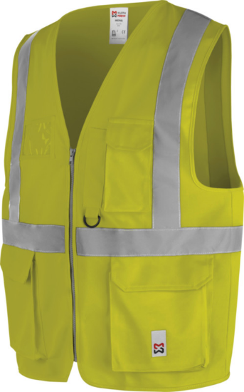 Slika ODSEVNI DELOVNI BREZROKAVNIK-RUMEN-L/XL