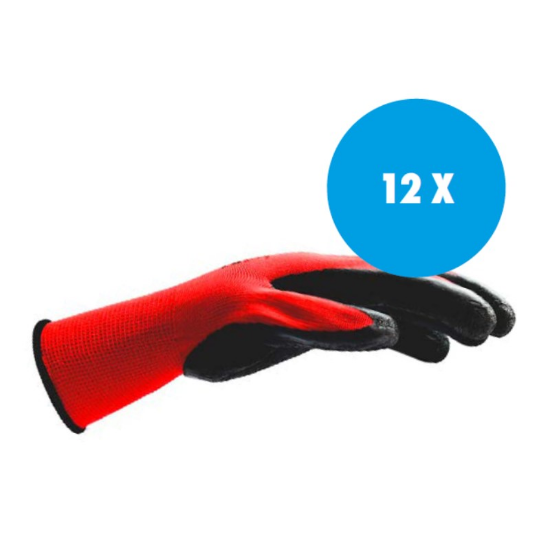 Slika 12 x zaščitne rokavice latex Grip