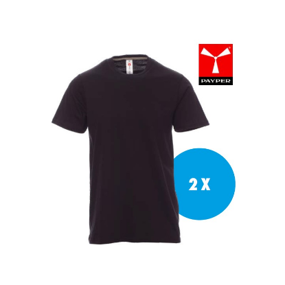 Slika 2 x kratka majica Sunset XL, temno modra