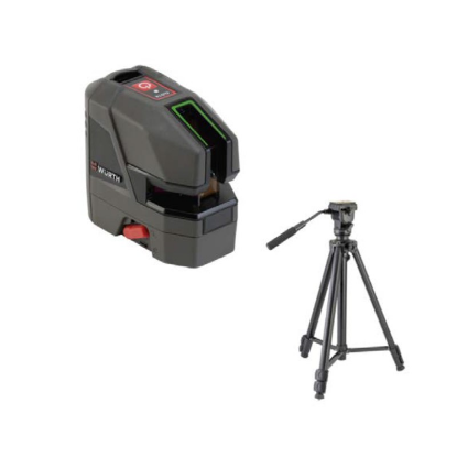 Slika Linijski laser z zelenim žarkom in stojalom
