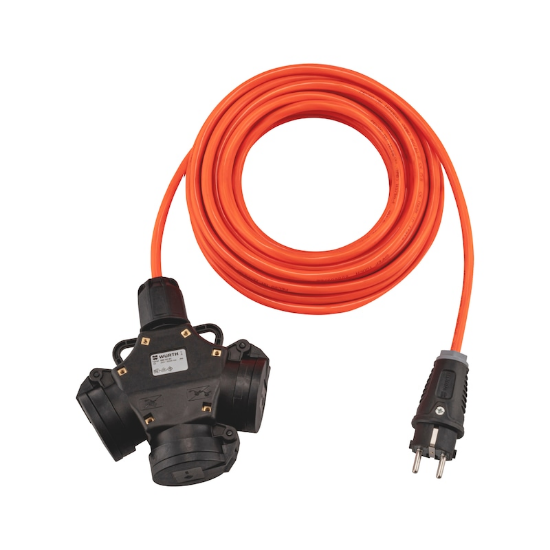 Slika PODALJŠEK-3-VTIČ.-(H07BQ-F3G1,5)-16A-250V-10M