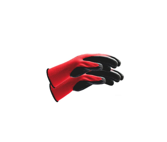 Slika ROKAVICE ZAŠČITNE LATEX "GRIP" RDEČE VEL. 8